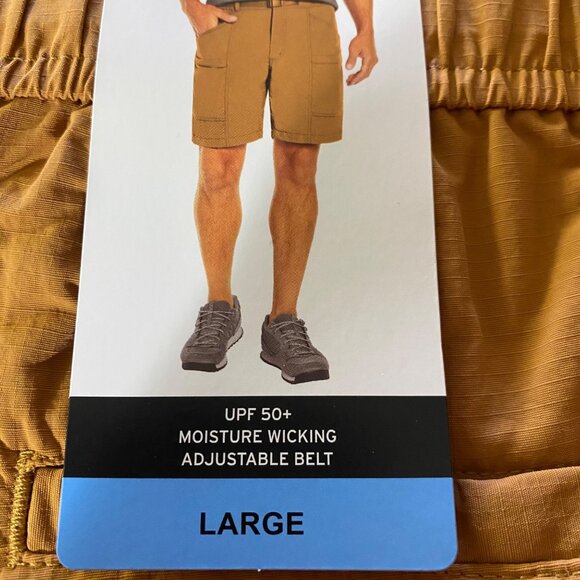 Eddie Bauer Mens Ripstop Tech Shorts Medium Elastic Waist Nylon Lg NWT - Picture 8 of 9